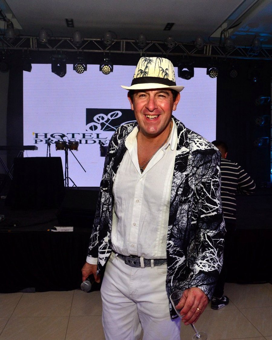 Rubén Delgado en un casamiento